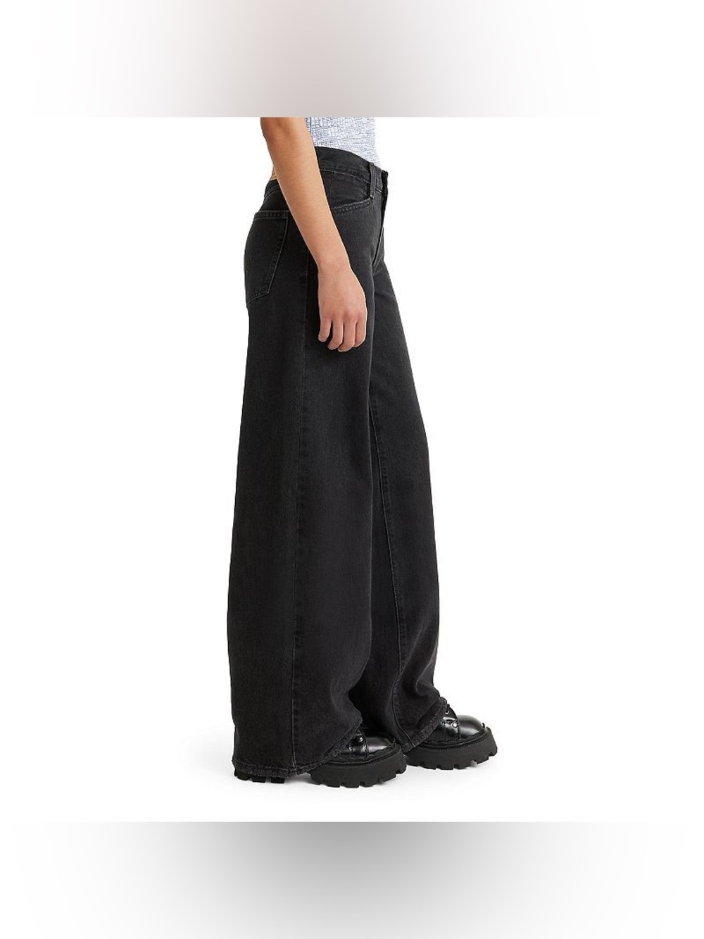Levi’s ‘94 Baggy Wide Leg Jeans NWT Black 27x31 - Picture 3 of 7